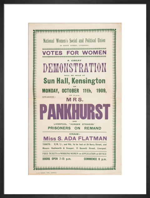 Suffrage Records scrapbook 1908-1910