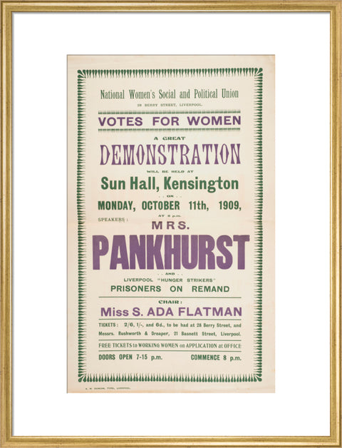 Suffrage Records scrapbook 1908-1910