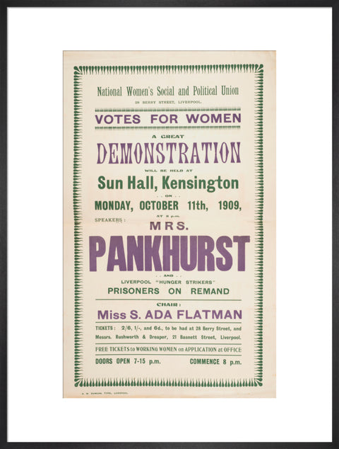 Suffrage Records scrapbook 1908-1910