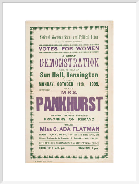 Suffrage Records scrapbook 1908-1910