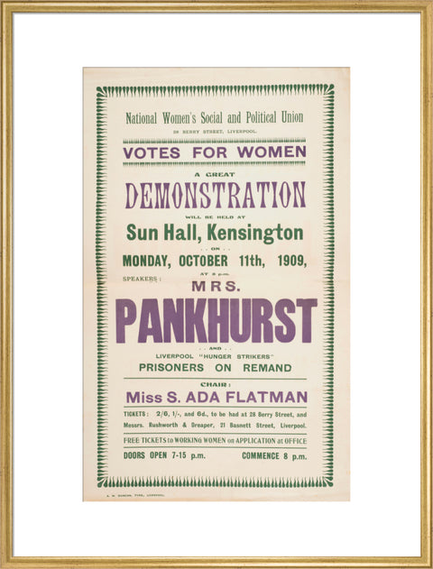 Suffrage Records scrapbook 1908-1910