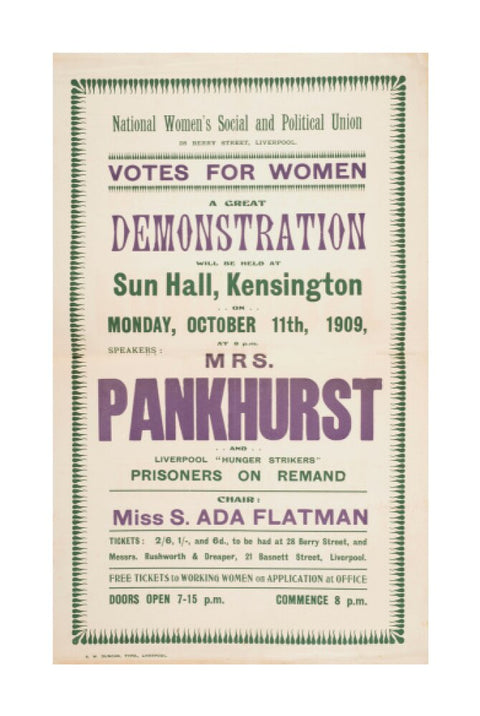 Suffrage Records scrapbook 1908-1910