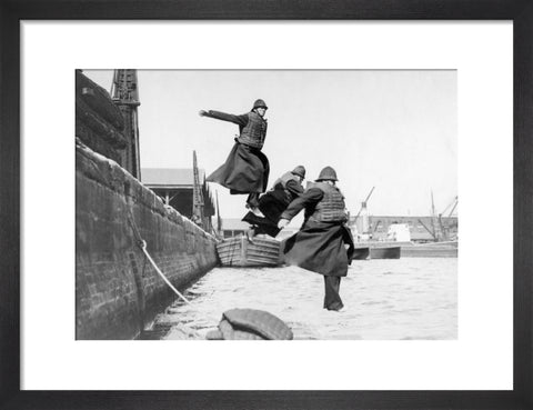 PLA policemen testing life-jackets c. 1930