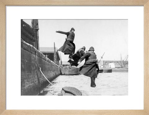 PLA policemen testing life-jackets c. 1930