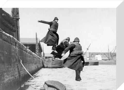 PLA policemen testing life-jackets c. 1930