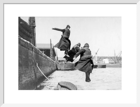 PLA policemen testing life-jackets c. 1930