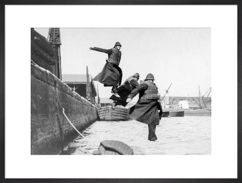 PLA policemen testing life-jackets c. 1930