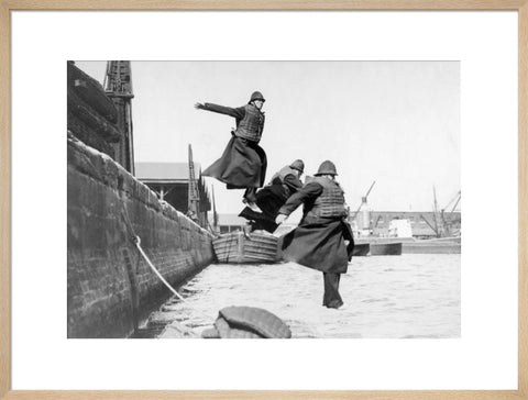 PLA policemen testing life-jackets c. 1930