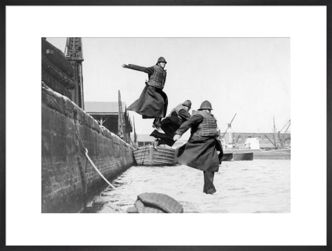 PLA policemen testing life-jackets c. 1930