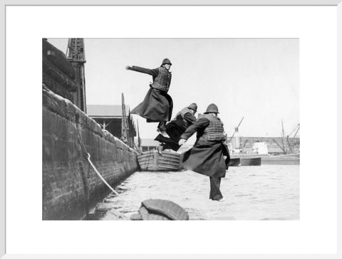 PLA policemen testing life-jackets c. 1930