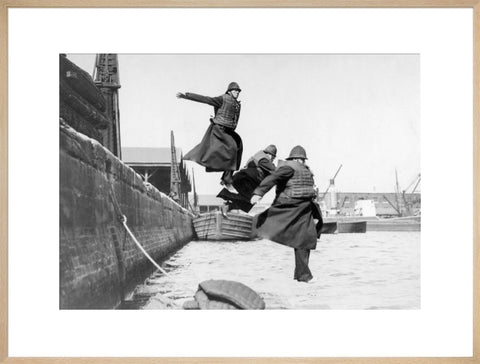 PLA policemen testing life-jackets c. 1930