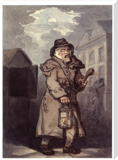 A Watchman making the rounds 18th century