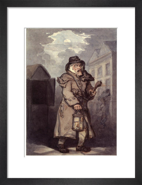 A Watchman making the rounds 18th century