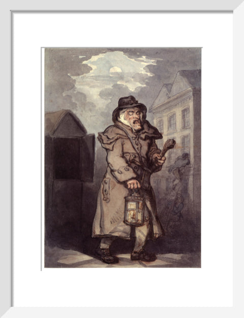 A Watchman making the rounds 18th century