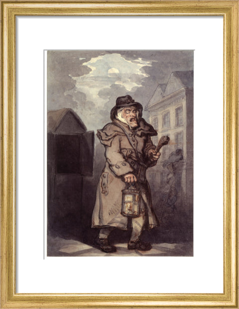 A Watchman making the rounds 18th century