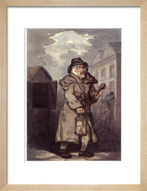 A Watchman making the rounds 18th century