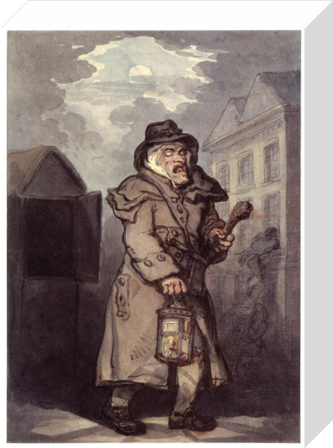 A Watchman making the rounds 18th century