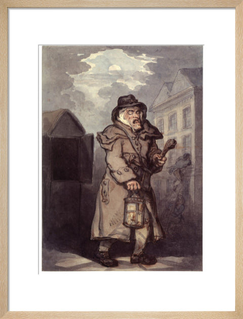 A Watchman making the rounds 18th century