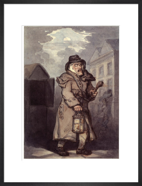 A Watchman making the rounds 18th century