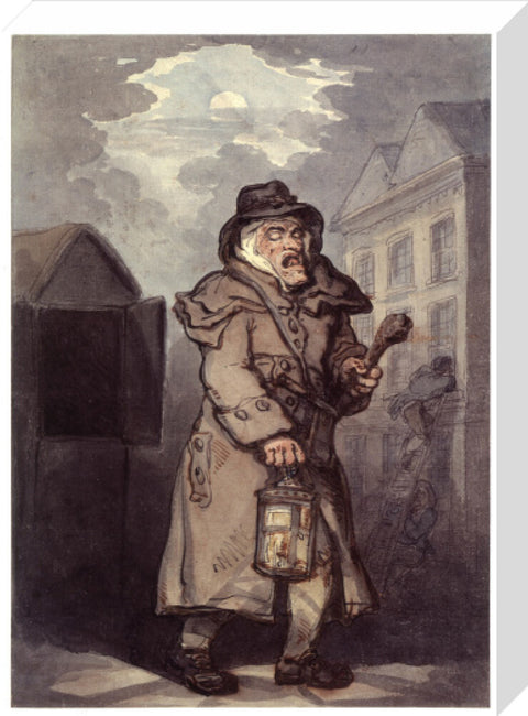 A Watchman making the rounds 18th century