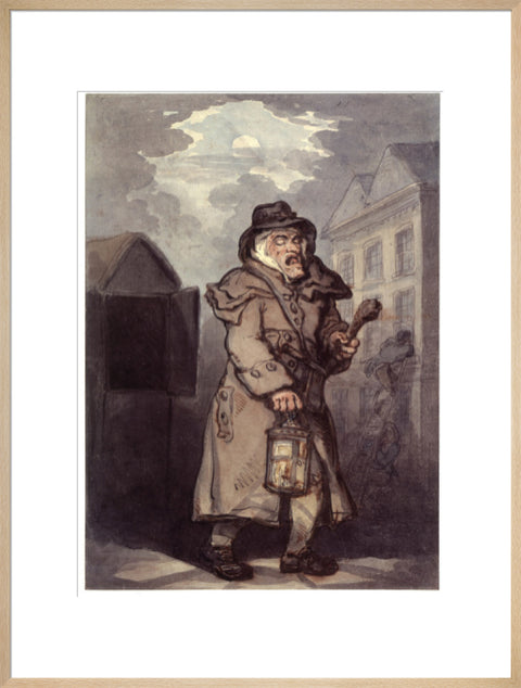 A Watchman making the rounds 18th century