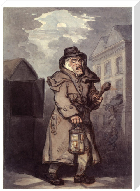 A Watchman making the rounds 18th century