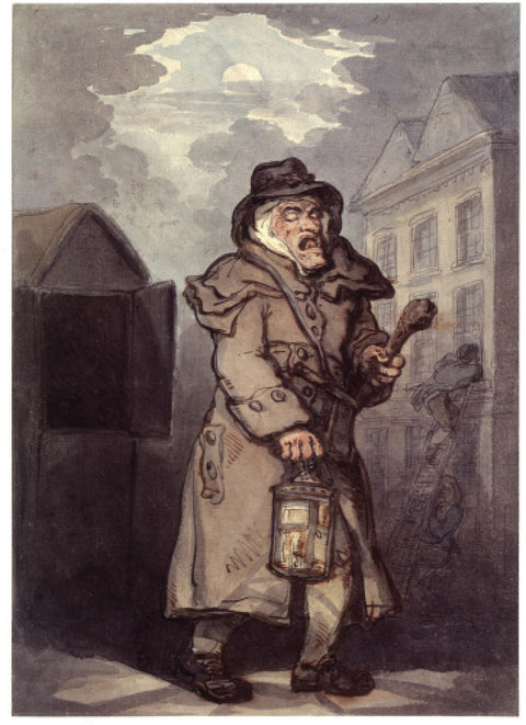 A Watchman making the rounds 18th century