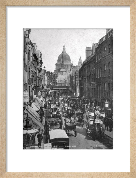 Ludgate Hill and Circus from Fleet Street 19th century