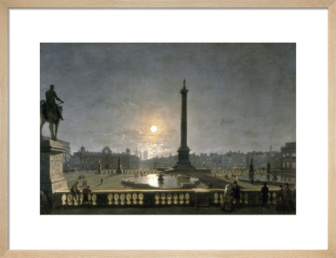 Northumberland House & Whitehall from the North Side of Trafalgar Square by Moonlight 1861-1867