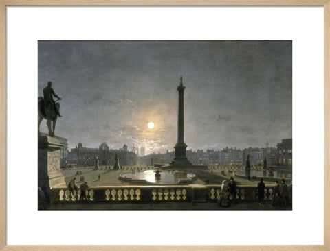 Northumberland House & Whitehall from the North Side of Trafalgar Square by Moonlight 1861-1867