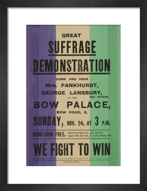 Suffrage Demonstration c. 1910