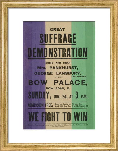 Suffrage Demonstration c. 1910