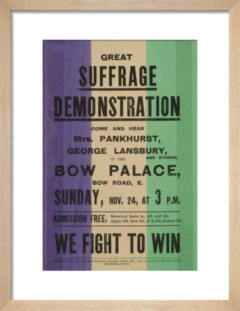 Suffrage Demonstration c. 1910