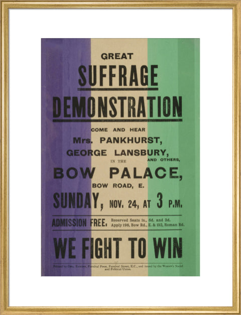 Suffrage Demonstration c. 1910