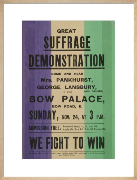 Suffrage Demonstration c. 1910