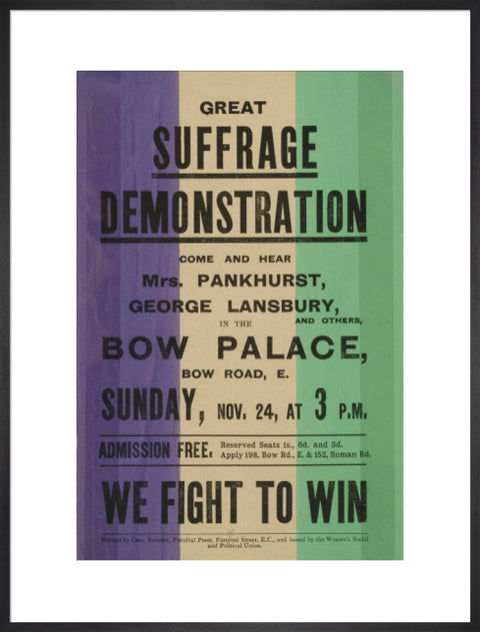 Suffrage Demonstration c. 1910