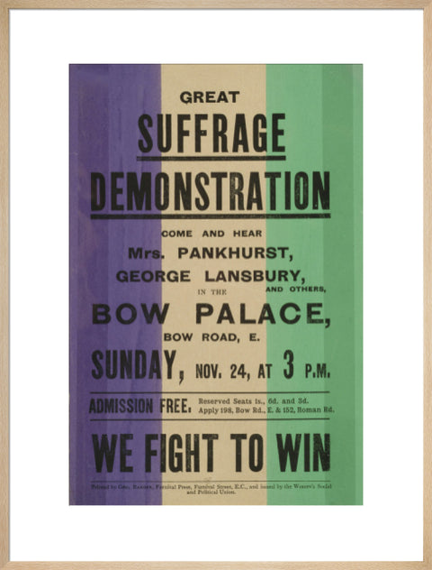 Suffrage Demonstration c. 1910