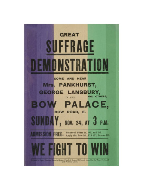 Suffrage Demonstration c. 1910