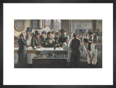 Behind the bar 1882