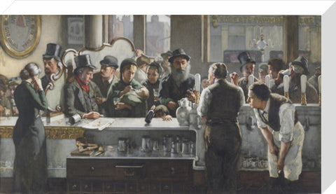 Behind the bar 1882