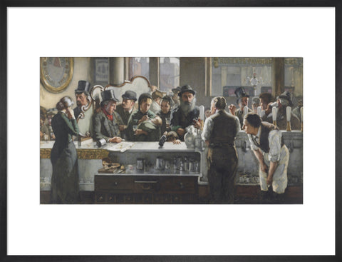 Behind the bar 1882