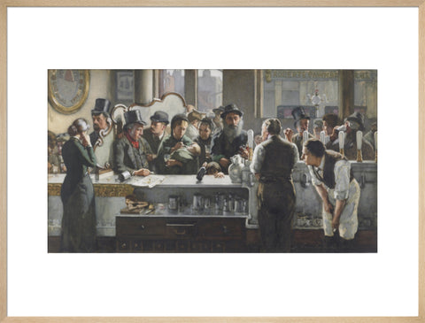 Behind the bar 1882