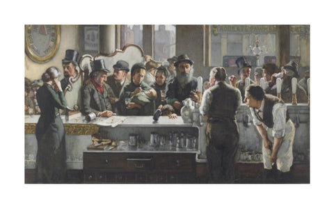 Behind the bar 1882