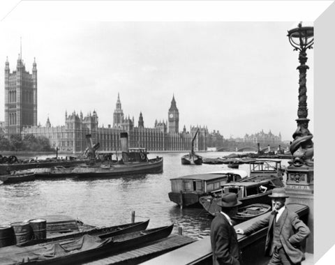 The Palace of Westminster from the Albert Embankment 1920-1933