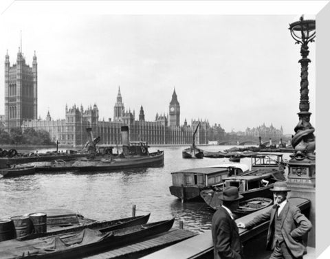 The Palace of Westminster from the Albert Embankment 1920-1933