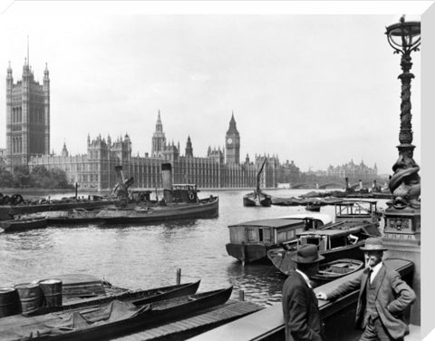 The Palace of Westminster from the Albert Embankment 1920-1933