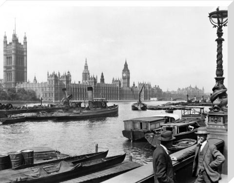 The Palace of Westminster from the Albert Embankment 1920-1933