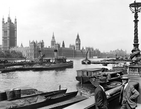 The Palace of Westminster from the Albert Embankment 1920-1933