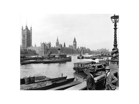 The Palace of Westminster from the Albert Embankment 1920-1933