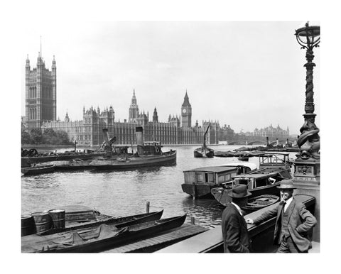 The Palace of Westminster from the Albert Embankment 1920-1933